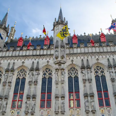 The City Hall of Bruges, Belgium.