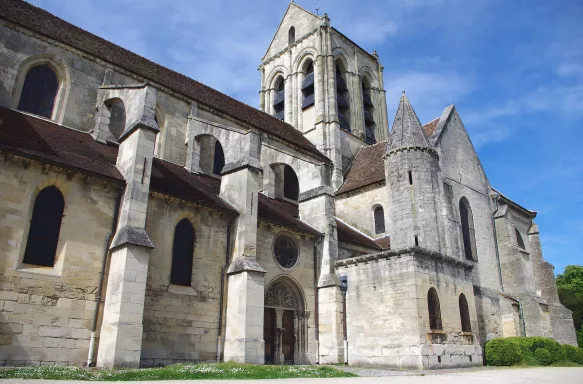 Catholic Church in the small village of Auvers Sur Oise near Paris in France, Europe